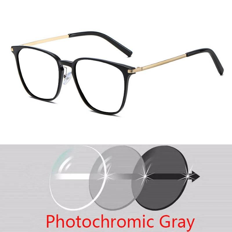 Gray Lens Minus Sunglasses Women Anti-Uv Men Short-Sight Spectacles Prescription 0 -0.5 -0.75 To -6.0