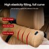 Car Headrest Pillow for Driving Faux Leather Memory Foam Ergonomic Neck Support Universal Fit Head Rest Travel Cushion for Most Vehicles