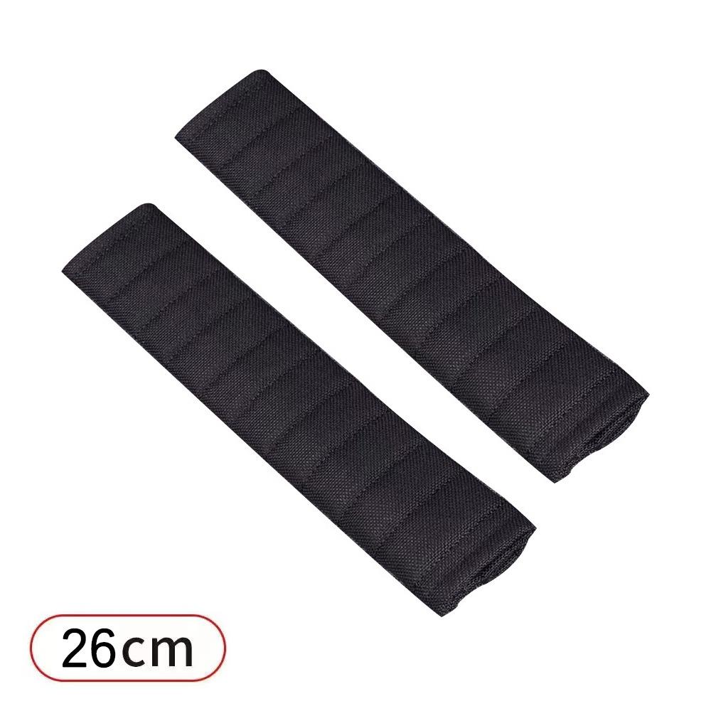 2Pcs Linen-cotton Car Seat Belt Cover Comfort Car Seat Belt Pad Car Accessories Car Use