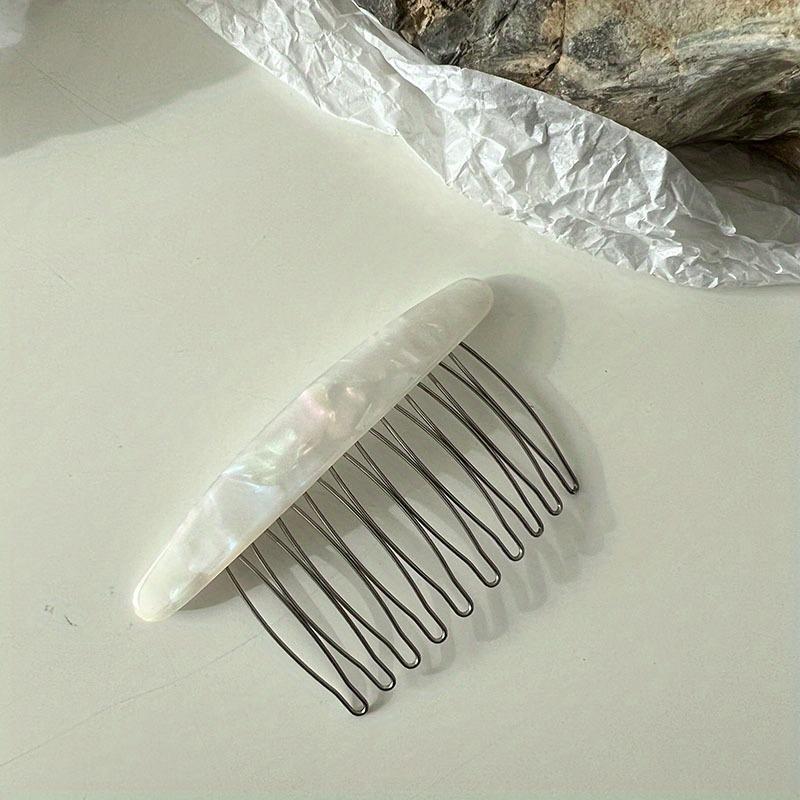 Fashion Hair Combs Set, Acetate Alloy, Leopard Checkerboard Patterns, Women's Daily Casual Styling Accessories