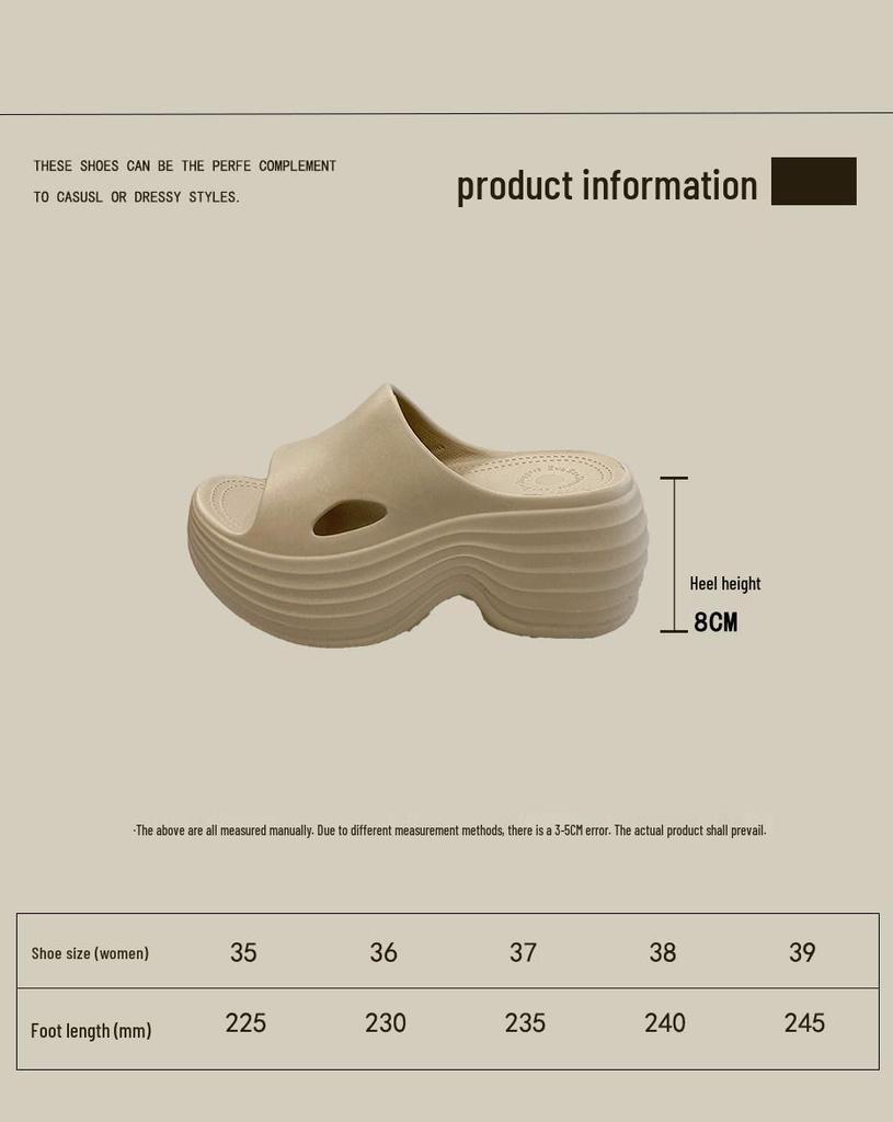 New 2026 Thick-Soled Height-Boosting Summer Open-Toe Sandals for Short Women