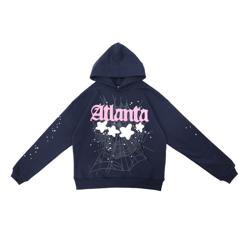 American Trendy Brand Sp5der 555555 Spider Web High Street High Quality Pure Cotton Terry Men's and Women's Hoodies Sweater