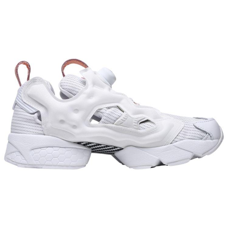 Reebok Instapump Fury Round Toe Low Top Casual Running Shoes Unisex Sneaker Cloud-White DV4591