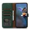 For Sony Xperia 5 IV 5G Case RFID Blocking Genuine Cow Leather Phone Cover Litchi Texture