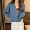 Women's Autumn Winter Fashion Clothing Coat Cardigan Knit Kntiwear Sweater For Women Korean Clothes