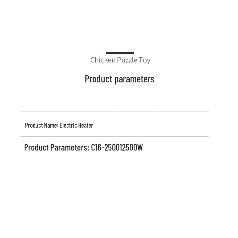 Xidiya Electric Heater C16-2500