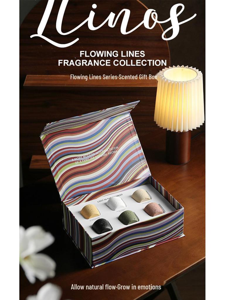 Ya Feng Rock Whisper Scented Candle & Diffuser Gift Set - Long-lasting Essential Oil Fragrance for Home