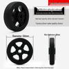 Universal Wheel Replacement for Luggage Suitcase: Leather Caster Rubber Roller Rim Repair Accessories