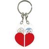 Marimo Craft Poke Piece Heart Series Heart Double Acrylic Keychain Piplup & Mokuro Approx. W35xH55mm PKP-280