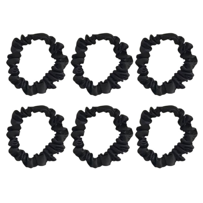 Silk Like Hair Rope Hair Bun Scrunchies Elastic Hair Rope Big Hair Scrunchy HairBands Female Accessories