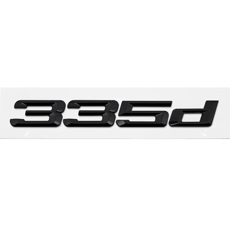 ABS Car Rear Trunk Letters Logo Badge Emblem Sticker For BMW 3 Series 318d 320d 325d 328d 330d 335d E46 E90 E91 F30 F31 F34 G20