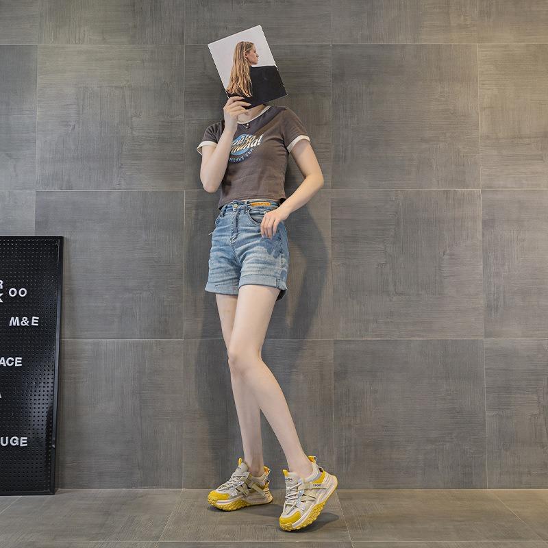 2522 Dad Shoes Women's Summer Mesh Breathable Versatile Dad Shoes Student Sports and Leisure Shoes