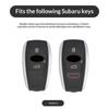 Zinc Alloy Leather Car Key Case For Subaru Brz Forester Legacy Outback Wrx Sti Impreza Xv Crosstrek Key Fob Car Accessories