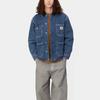 Carhartt WIP FW23 Denim Series Multi-Pocket Heavyweight Work Denim Jacket Men Jackets Stone-Wash-Blue I032703-B89-06