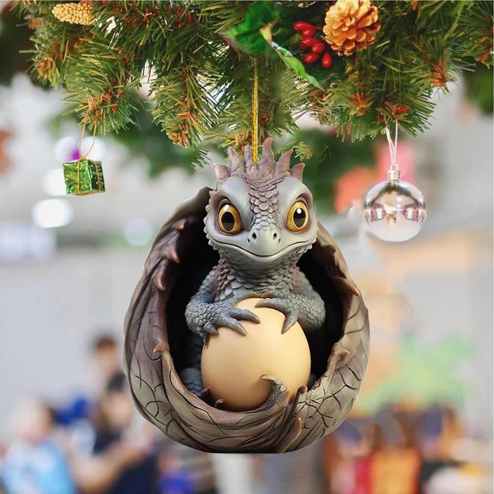 New Christmas Dinosaur Ornaments Christmas Tree Ornaments Cute Dinosaur Ornaments Children s Toys Birthday Gifts Home Decoration
