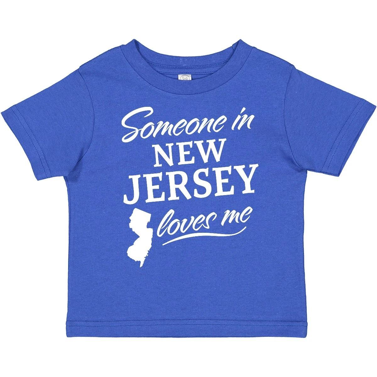Inktastic Someone In New Jersey Loves Me Toddler T-Shirt State Home Family Kids 120