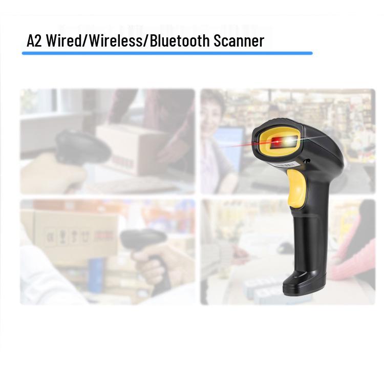 

Yuniu A2 1D/2D QR Code Scanner with Wired/Wireless Connection for Cash Registers A2D (2D Wired)