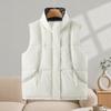 Winter new vest cotton stand-up collar fashionable loose foreign style warm women's vest vest vest jacket