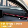 For Toyota Corolla E210      2024 Car Dashboard Cover Mat Avoid light Pad Sun Shade Dash Board Cover Carpets