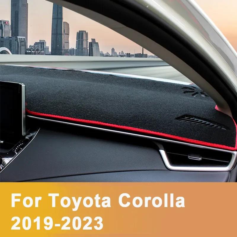 For Toyota Corolla E210      2024 Car Dashboard Cover Mat Avoid light Pad Sun Shade Dash Board Cover Carpets