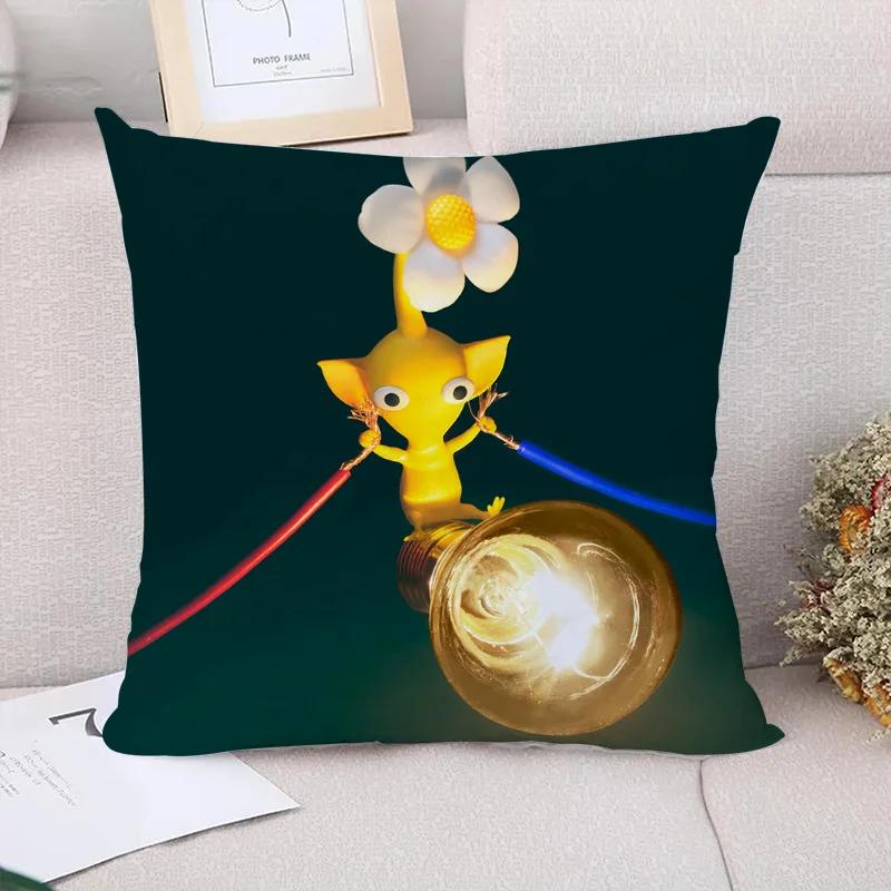 PIKMINS Kuddfodral för Kuddar Dekorativa Soffkuddar Kuddar Heminredning Kort Plysch Örngott 40x40 Soffa 45*45 Säng