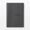 MUJI Monday Start Monthly Weekly Schedule Notebook 2026 March Start B5 Dark Gray 76418825