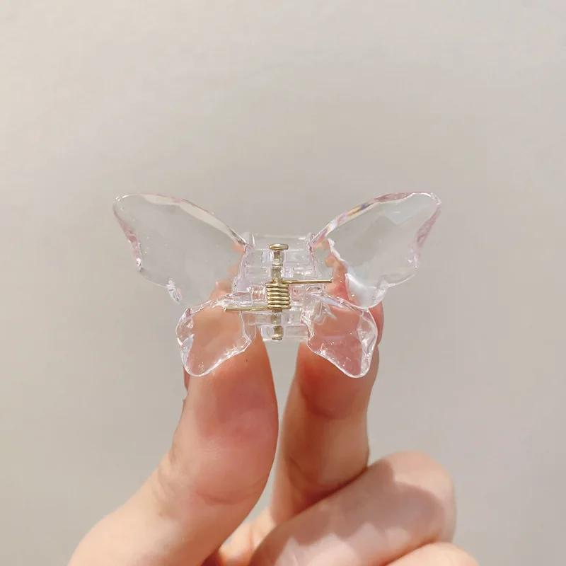 

New Fairy Butterfly Hair Claw Acetate Crab Hair Clip Summer Sweet Princess Shark Clip for Women Girl Hairpin Hair Accessories
