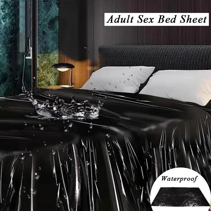 Adult Lubricant Waterproof Sex Sheet BDSM Couple Foreplay Bed Games Adult Bedsheets Oil SPA Resist Reusable Large Size Sheet