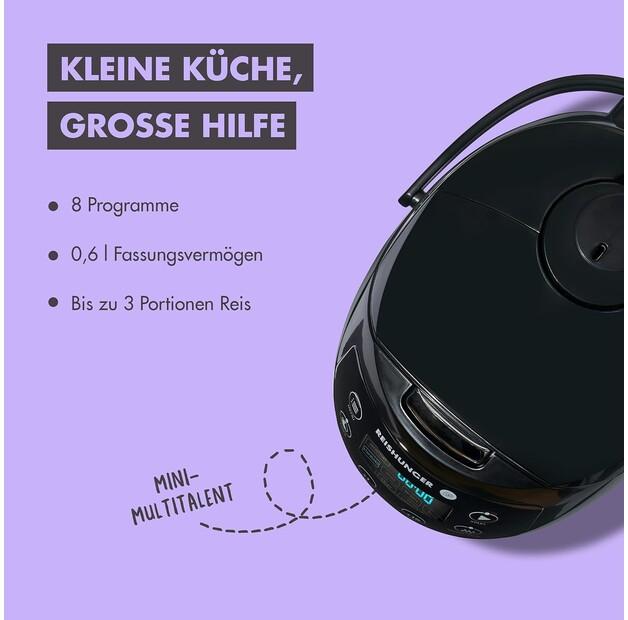 Rice Cooker Reishunger Digitaler Mini, Black (542-MDRK-B)