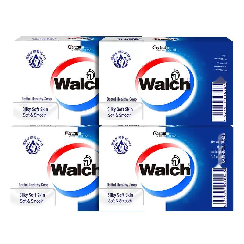 Walch Healthy Soap Bars, 125g 4-Pack