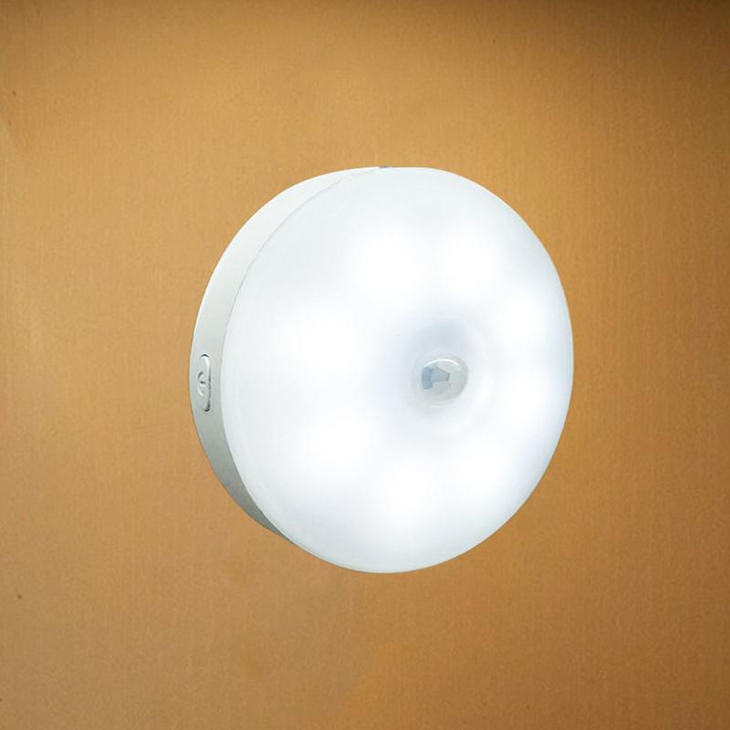 Bewegungsaktiviertes Nachtlicht LED Aktionsdetektor Lichter für Innen USB Smart Menschlicher Körpersensor Schrankbeleuchtung Dekoration