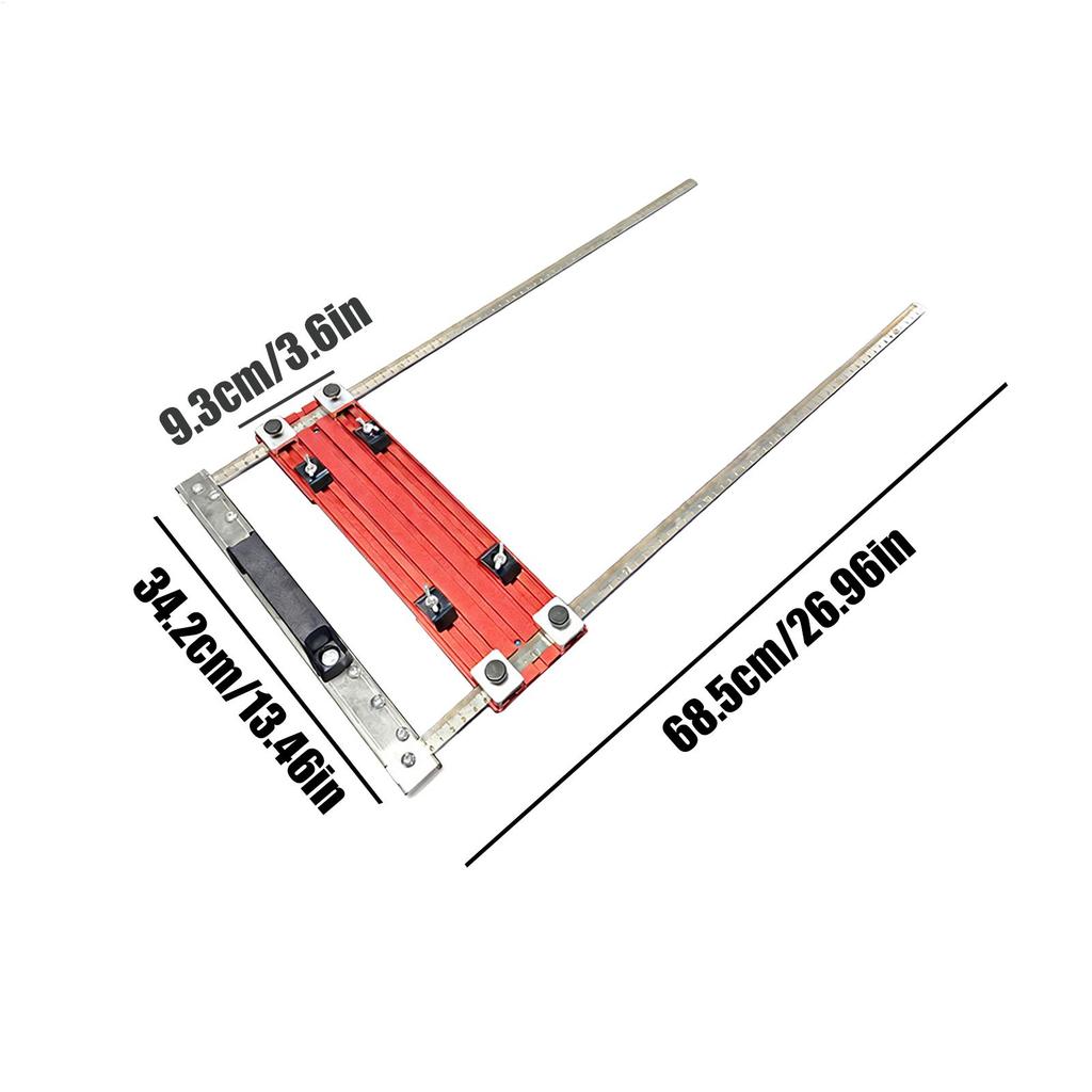 Woodworking Positioning Cutting Board Adjustable Trimming Board Wood Modified Positioning Frame Tool For Handheld Electric Saw