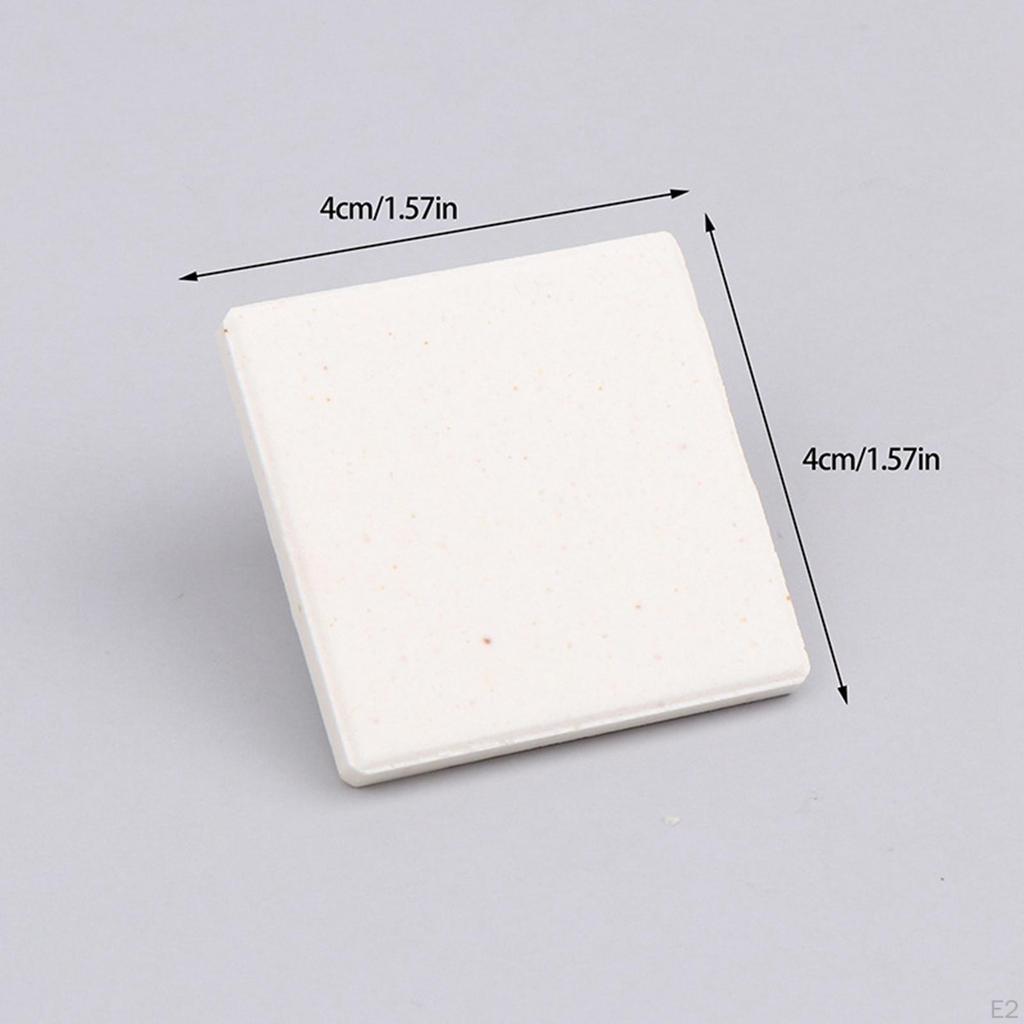 10Pcs Ceramic White Coralline Coral Frag Plugs,Coral Ornament Supplies,Sturdy High