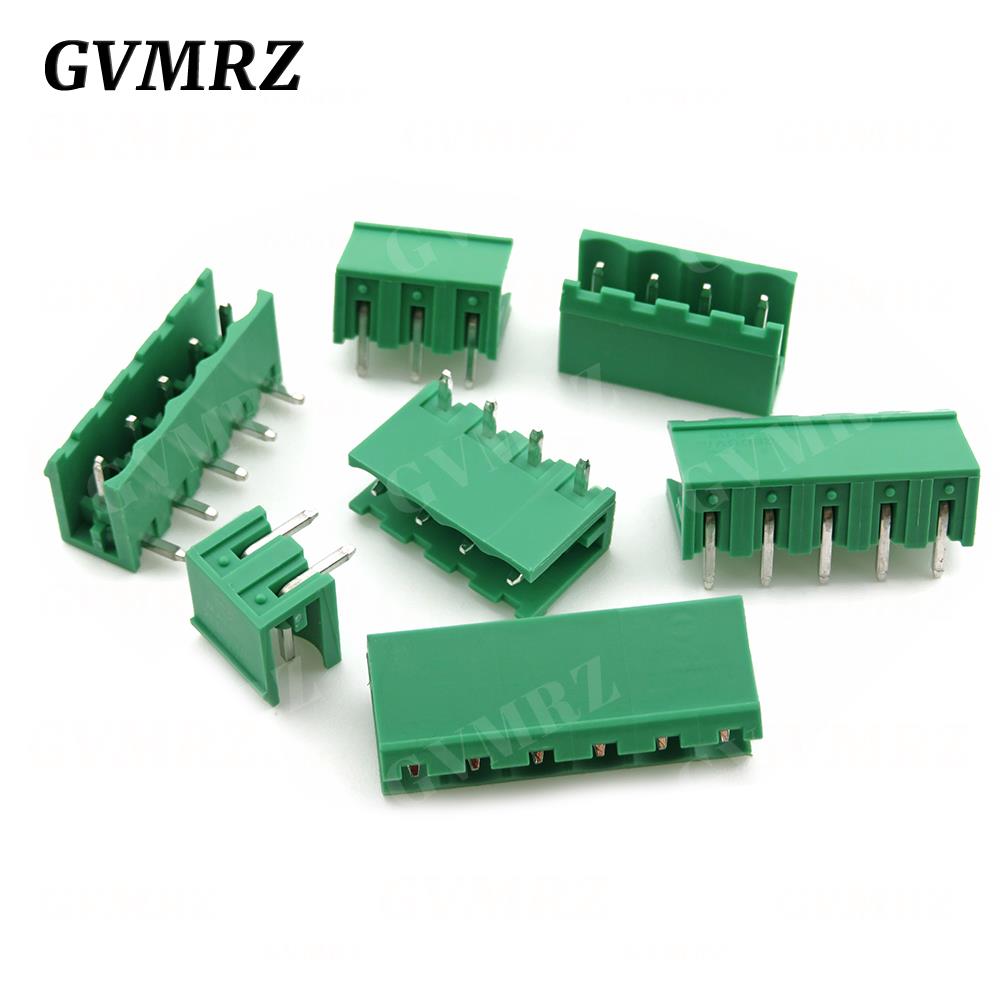 5PCS KF2EDG 5.08mm Opening PCB Plug-in Terminal Block 2 3 4 5 6 7 8 9 10 12 PIN Male Header Wire Connector 2EDG Plug-in