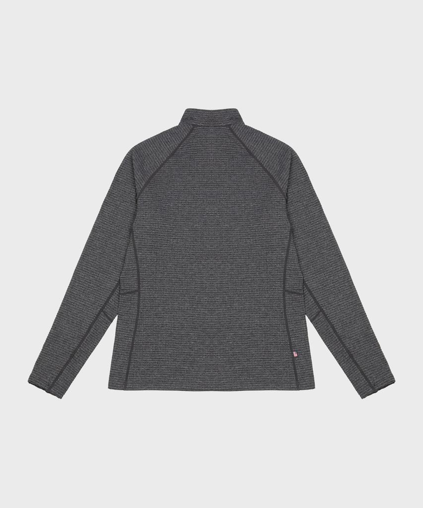 MERRELL [Women] Hike Grid Fleece Half Zip T-Shirt Charcoal