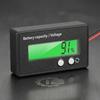 Monitor Batteriestandsanzeige Voltmeter Batteriestandsanzeige Prozentanzeige