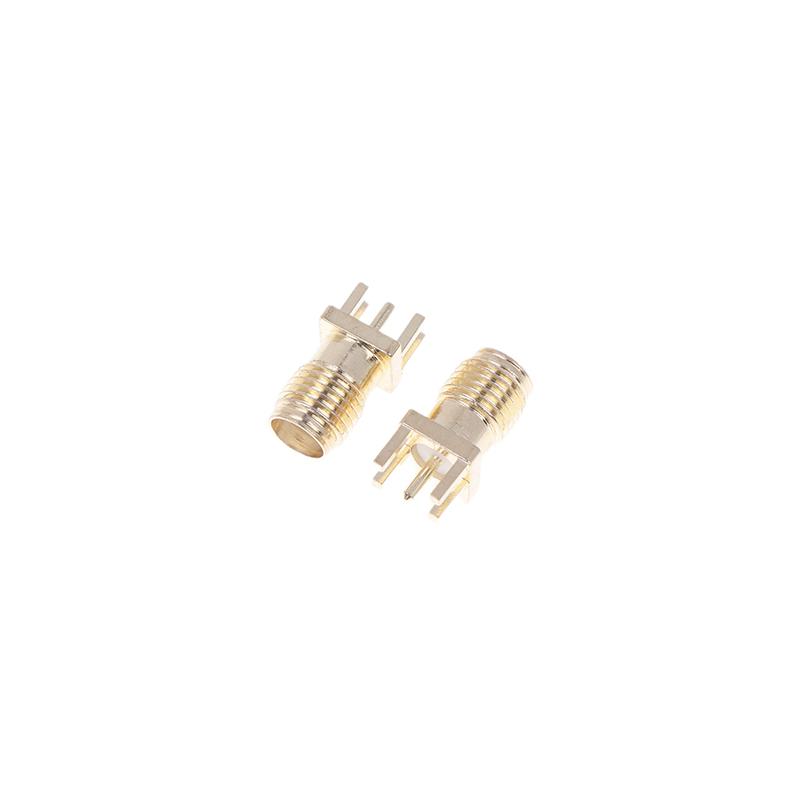 10 Pcs Sma Female Jack Adapter Sma Female Base Socket Jack With Solder Pcb Board Edge Mount Adapter
