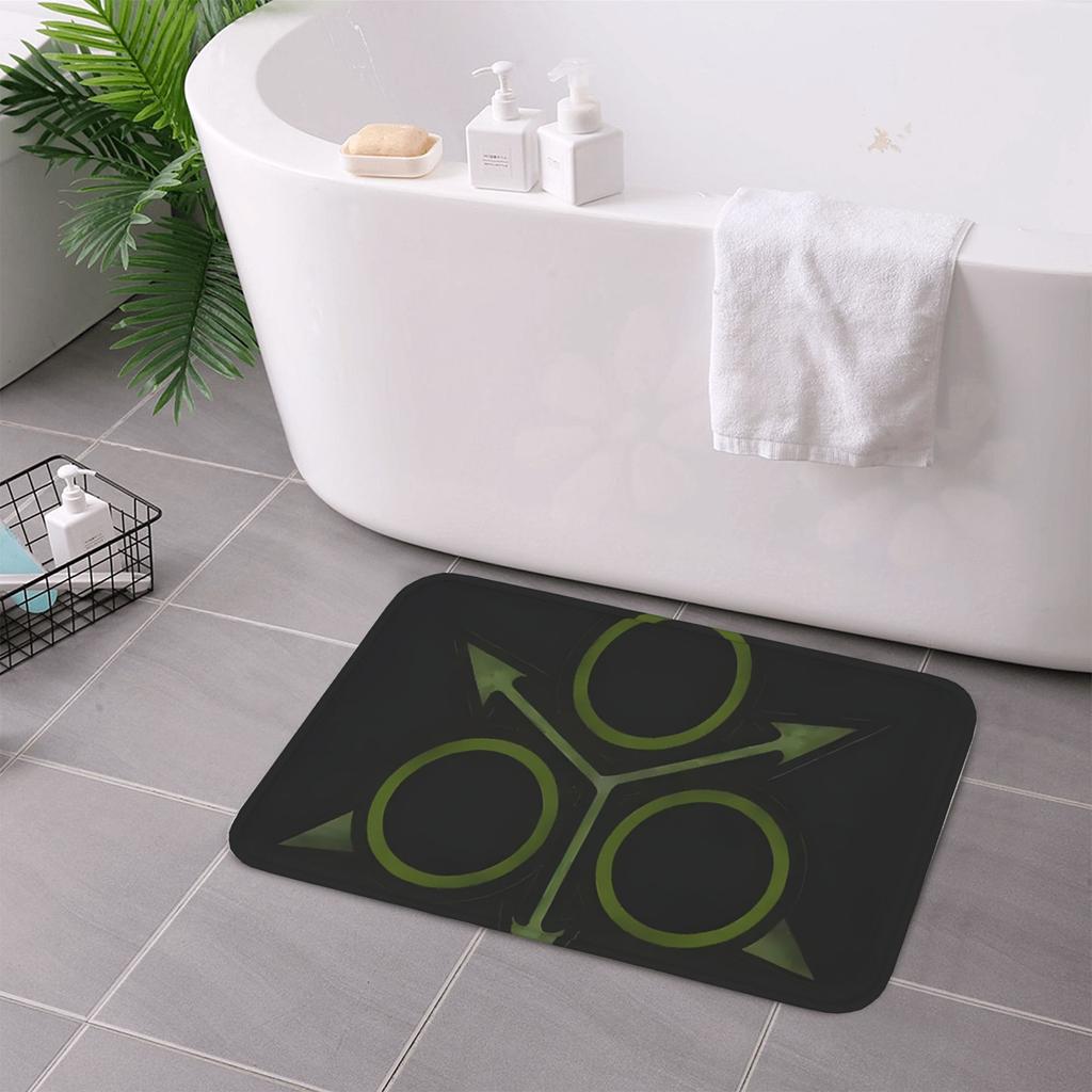 1PC Windmill Pattern Kitchen Rug Non-Slip Door Mat Pop design Bathroom Rug Bath Mat Carpet for Home Sink Laundry Decoreeree