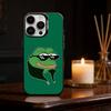 F-Funny P-Pepe the Frog Phone Case For iPhone 17,16,15,14,13,12,11,Pro Max,Plus Candy Silver Cover