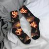 Ghost Band Cartoon Stockings Men's  Socks High Quality Fashion Socks Autumn Outdoor Sports Non Slip Pattern Socks Gift