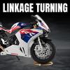 1:9 Honda CBR1000 Kawasaki ZX-10R Motorcycle Model Toy Alloy Diecast Wheel Steering Shock Absorption Models for Boys Gifts