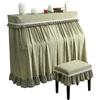 Premium American Retro Pastoral Piano and Stool Dust Cover Set