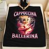 1PC Ballerina Patterned Flannel Blanket Suitable For All Seasons for Home Decor Warmth and Comfort Gifts Holiday Present