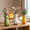 Aesthetic Whimsical Cat Vases Handmade Quirky Cat Planter Cat Bud Vase  Gift for Lovers