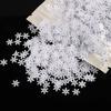 20PCS   Glitter Christmas Snowflake Sequins – Sparkling Confetti for Holiday Party Home Xmas Tree Decoration Crafts