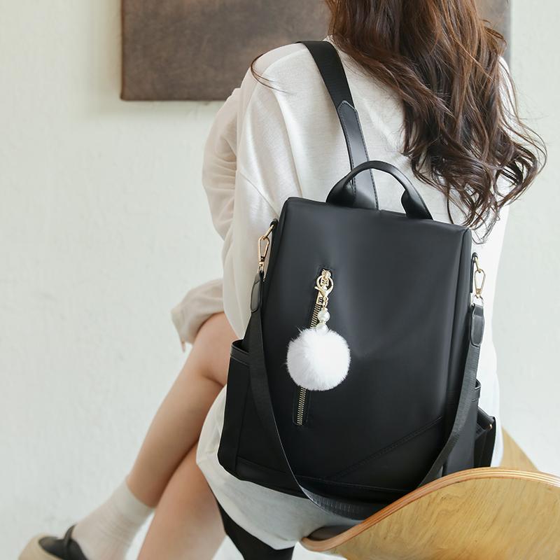 Backpack Women's Oxford Backpack Large Capacity Anti-theft Travel Schoolbag