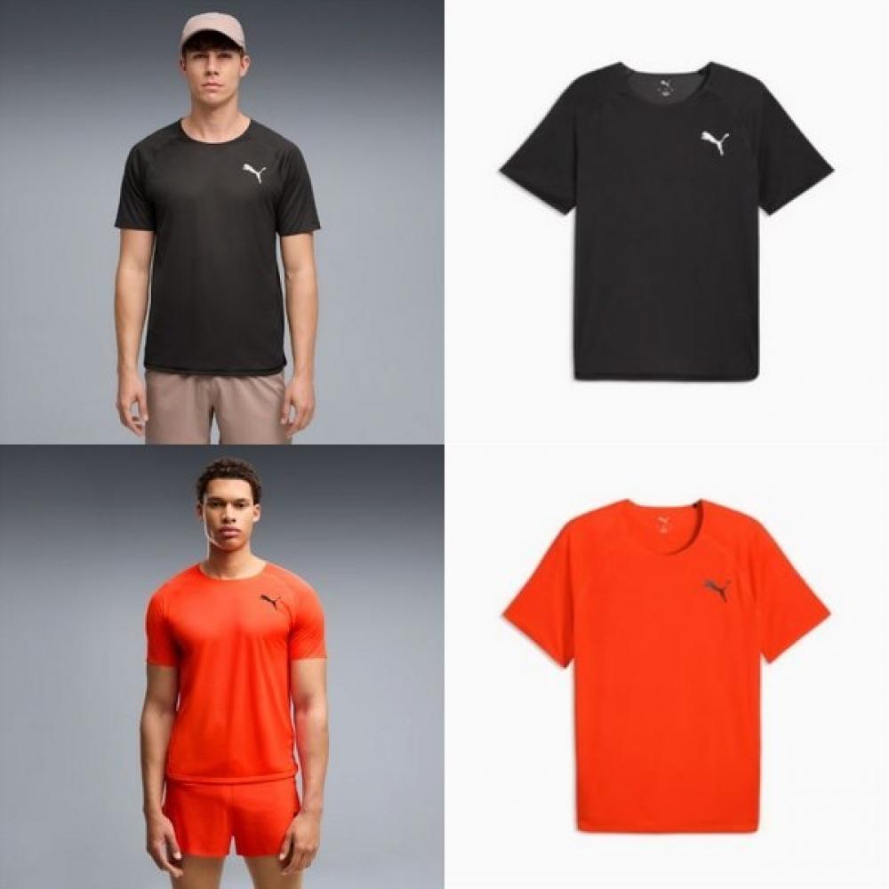 Puma Men S lightSpeed Short Sleeve 528419 blacks/S