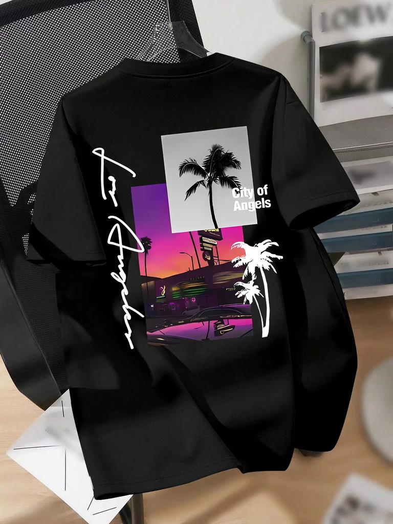 2025 Summer Fashion T-shirt Short Sleeve T-shirt Designer Classic Trendy Versatile Breathable Tees for Everyday Wear