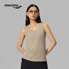 SAUCONY Removable Merino Tencel Crew Neck Simple T-Shirt Women Tops SA1250LT82L