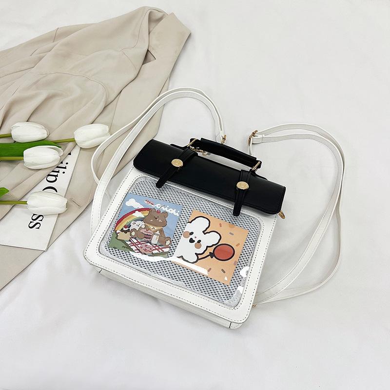 

2024 summer new simple retro simple fashion backpack crossbody shoulder bag women s fashion backpack